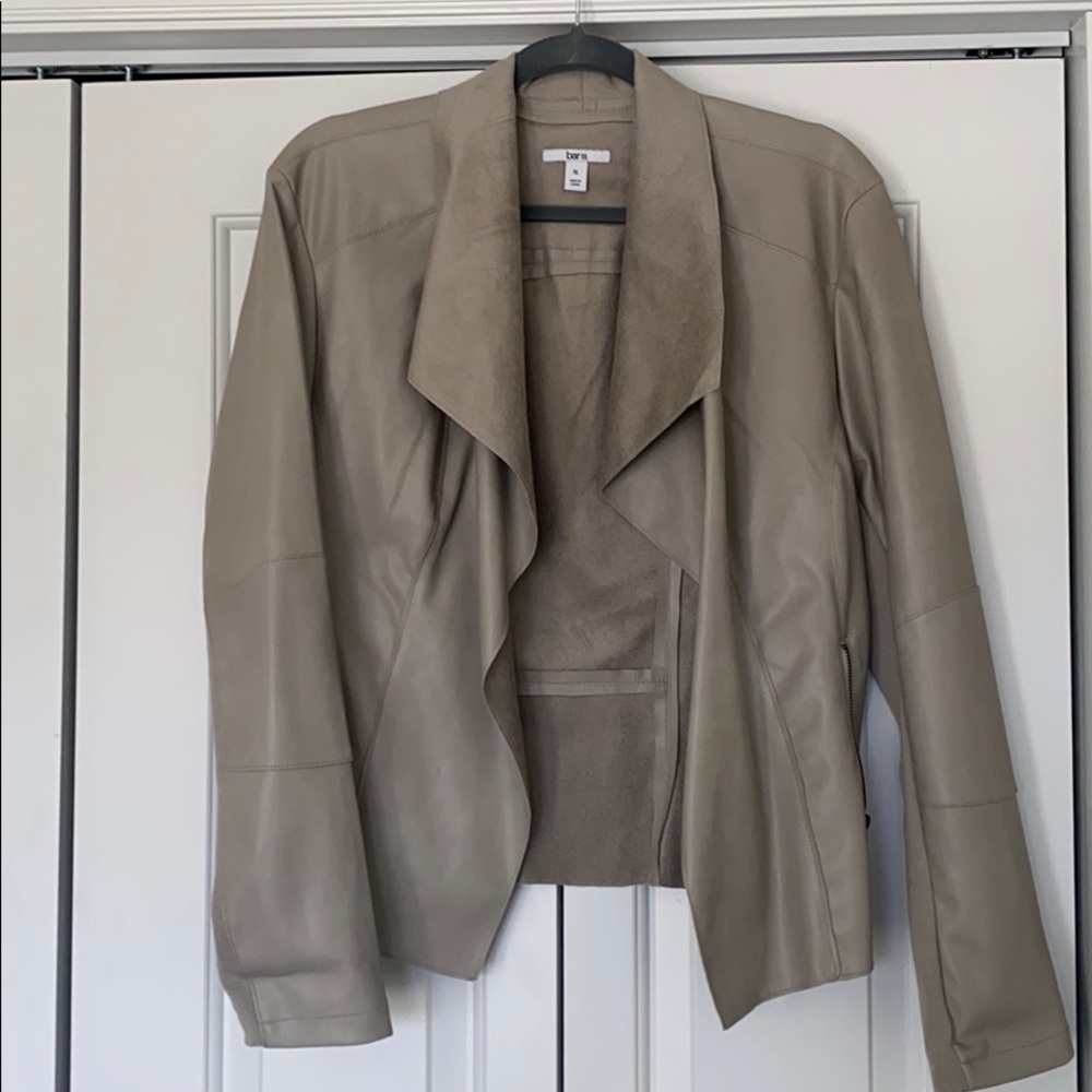 Bar III leather jacket : XL